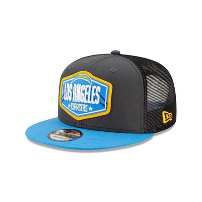 Los Angeles Chargers Gorra | New Era NFL Draft 9fifty Snapback Cap Mexico - Grises